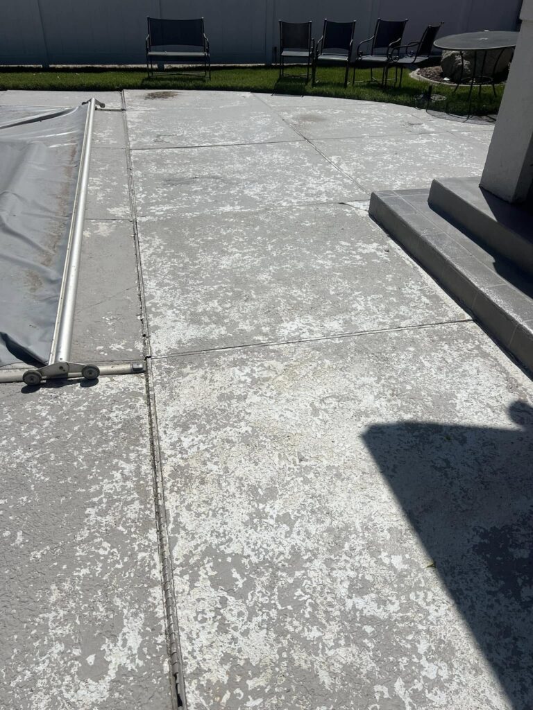 concrete surface preparation after flooring demo herriman